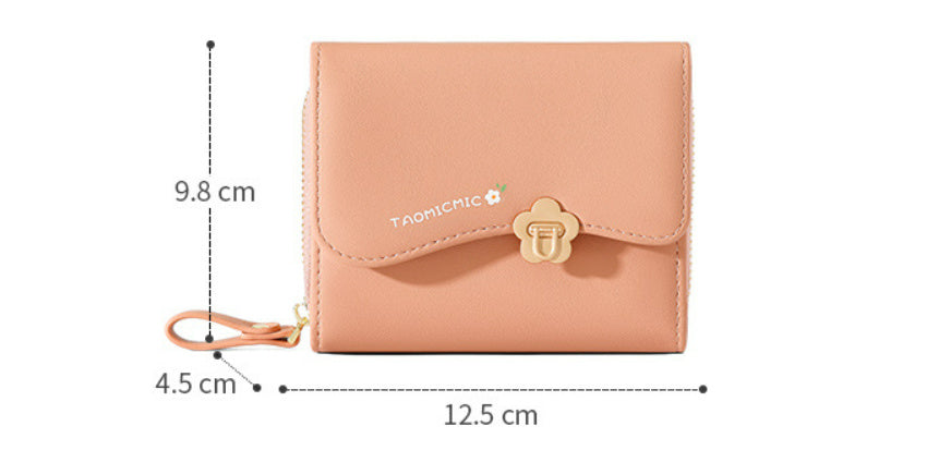 Blume Kurze Europäischen Und Amerikanischen Damen Brieftasche Mode-Design