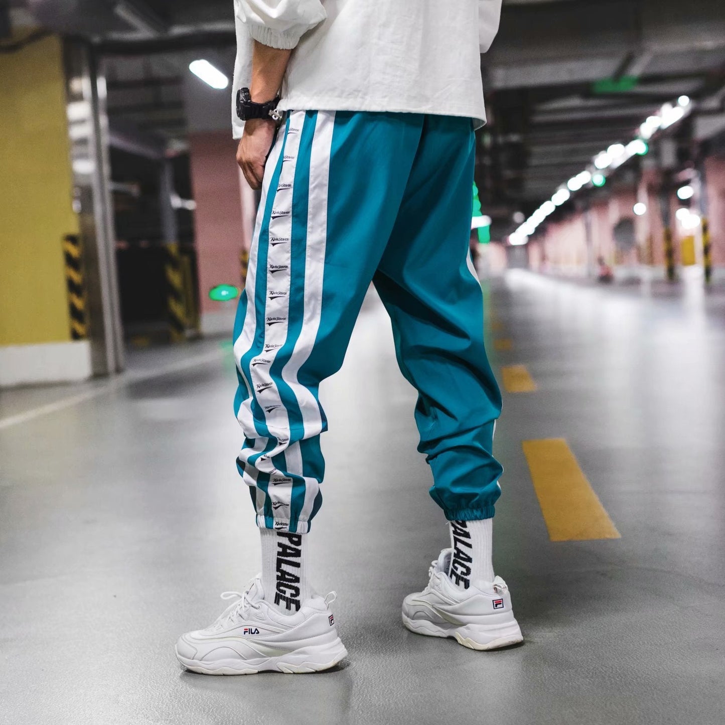Harem Jogger Beam Foot Weatpants Hip Hop Lockere Hose für Herren