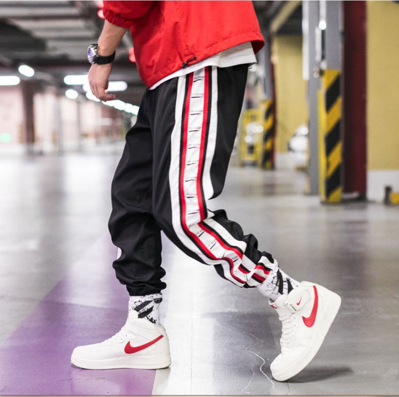 Harem Jogger Beam Foot Weatpants Hip Hop Lockere Hose für Herren