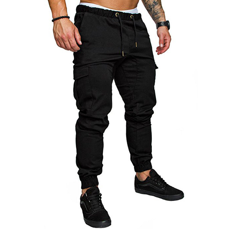 Herren Freizeithose aus gewebtem Stoff Korsetthose