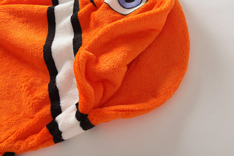 Warmer Clownfisch-Cartoon-Plüschschlafsack