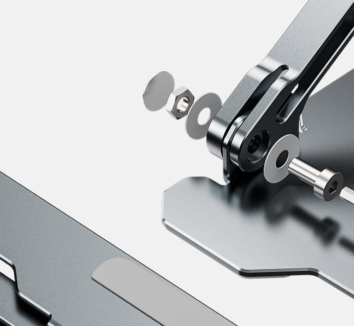 Verstellbarer Laptopständer, tragbarer Computerständer, Laptop-Riser aus Aluminiumlegierung, kompatibler Laptop-Ständerhalter