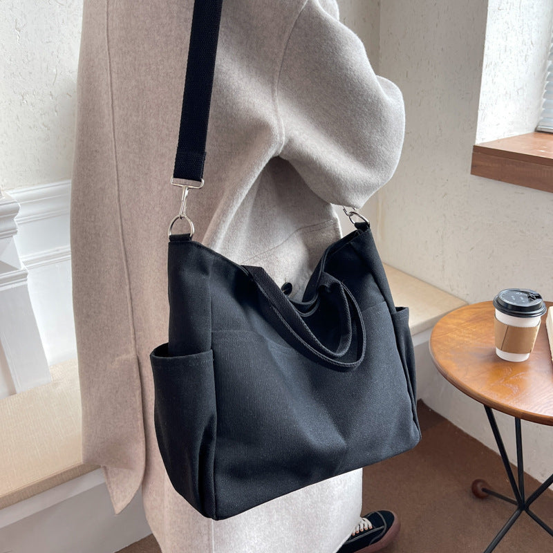 Damen Herbst Kapazität Retro Einfache Canvas Tasche