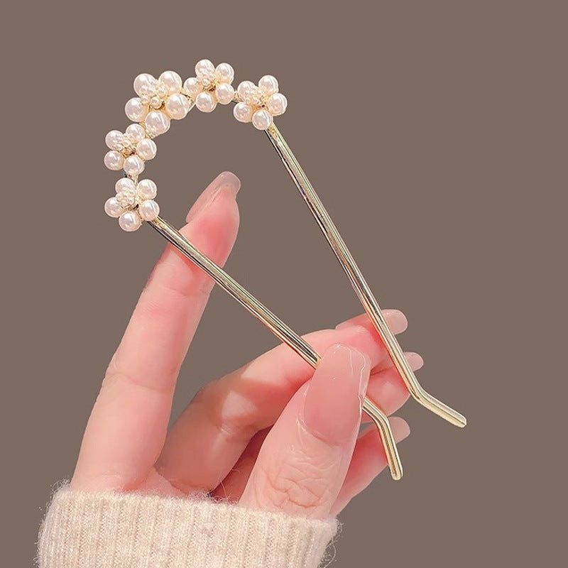 Fee Temperament Perle Haarnadel Moderne Minimalistischen Haarnadel Antiken Stil Schlenker Ornament