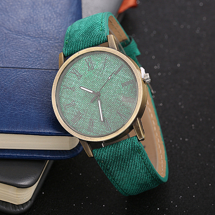 Explosive Damen-Armbanduhr mit Jeansgürtel, modische Armbanduhr
