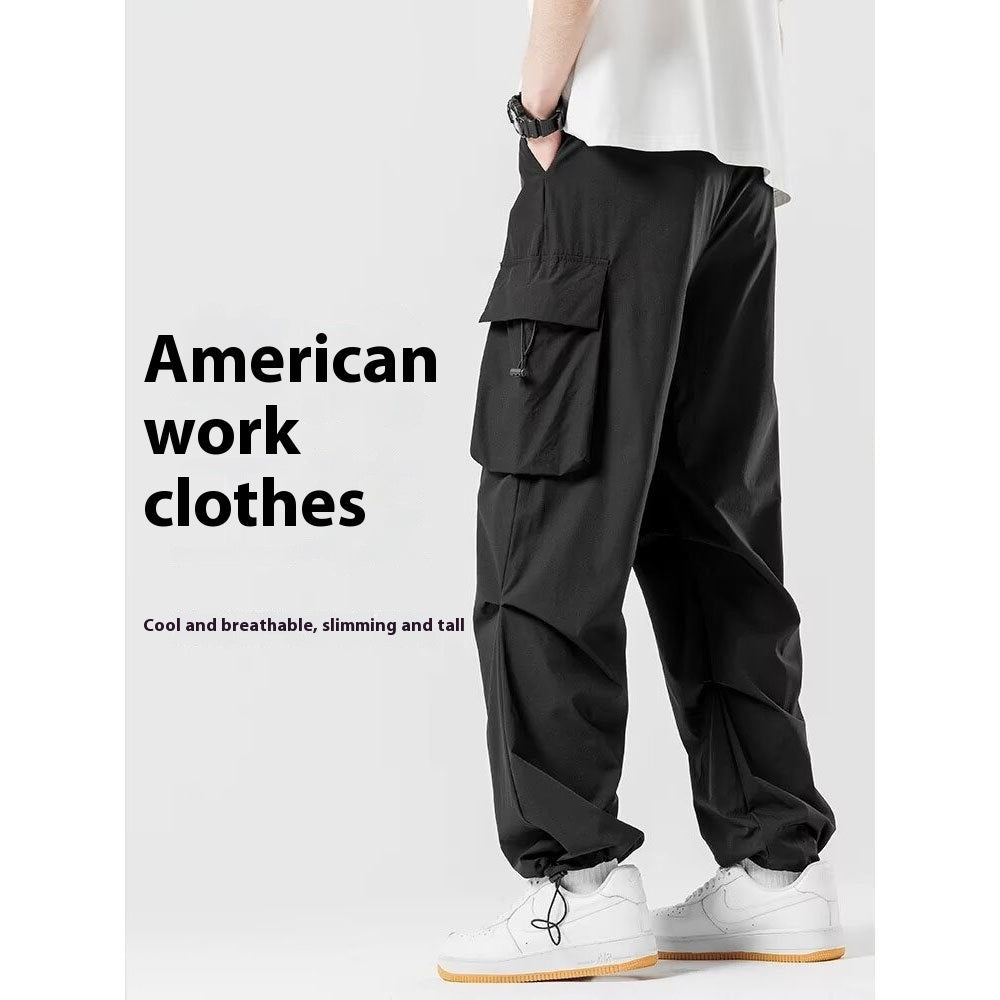 Lockere gerade Cargohose Weite Hose Herren