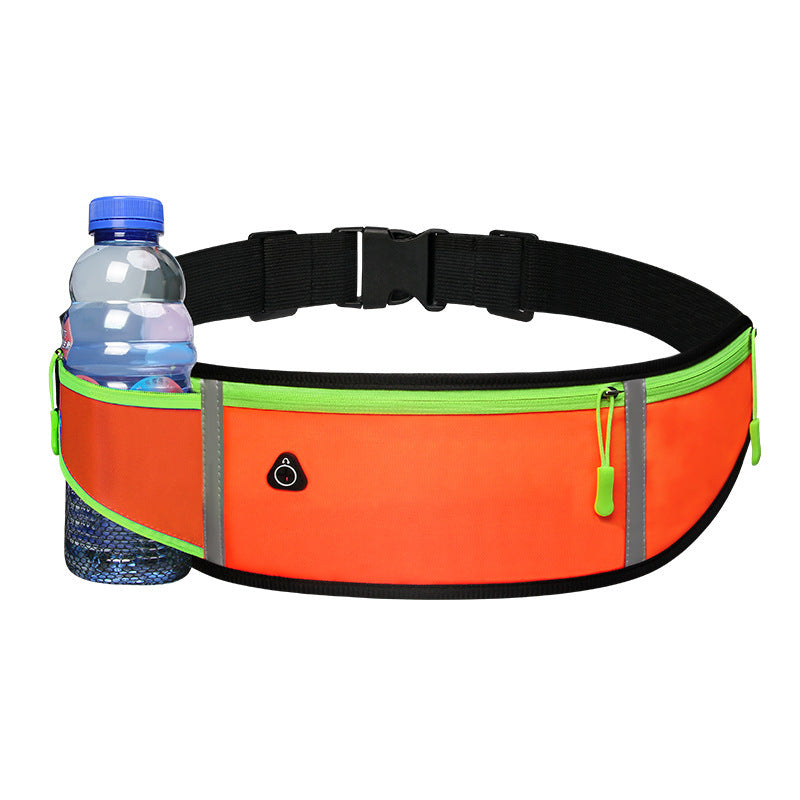 Sport-Gürteltasche mit Tasche, leicht, schmal, mit Reißverschluss, Laufgürtel