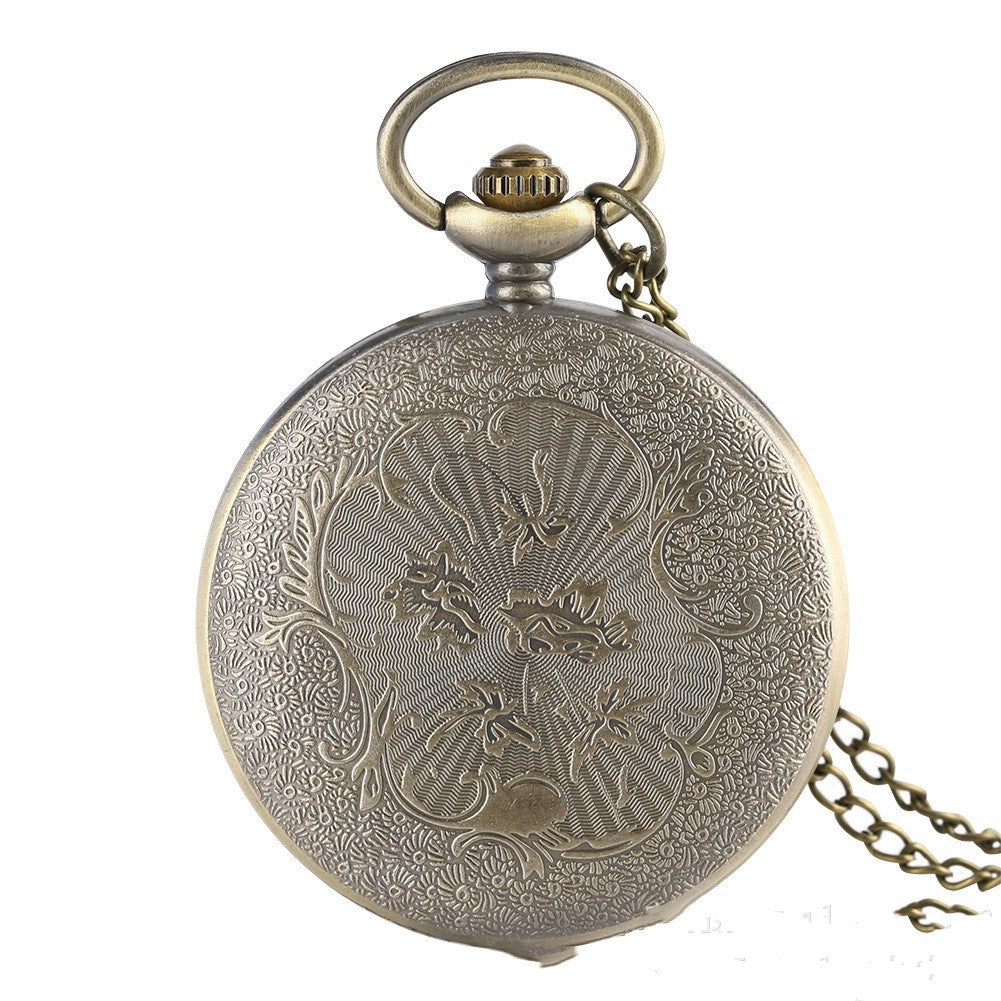 Taschenuhr mit Ölgemälde-Farbgöttin-Bild