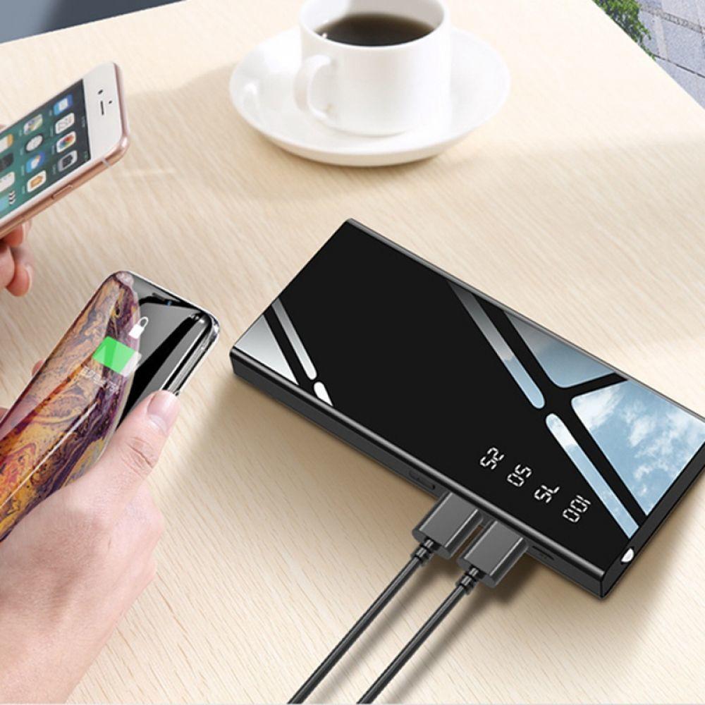 Power Bank 20000mah Externer Akkupack LCD Tragbar