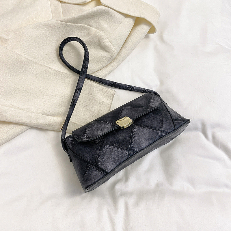 Modische, lässige und einfache Baguette-Tasche zum Tragen in der Hand