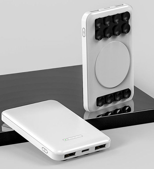 Powerbank zum kabellosen Aufladen von Mobiltelefonen