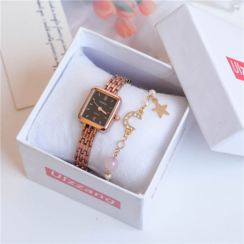 Kleine und exquisite Armbanduhr für Damen