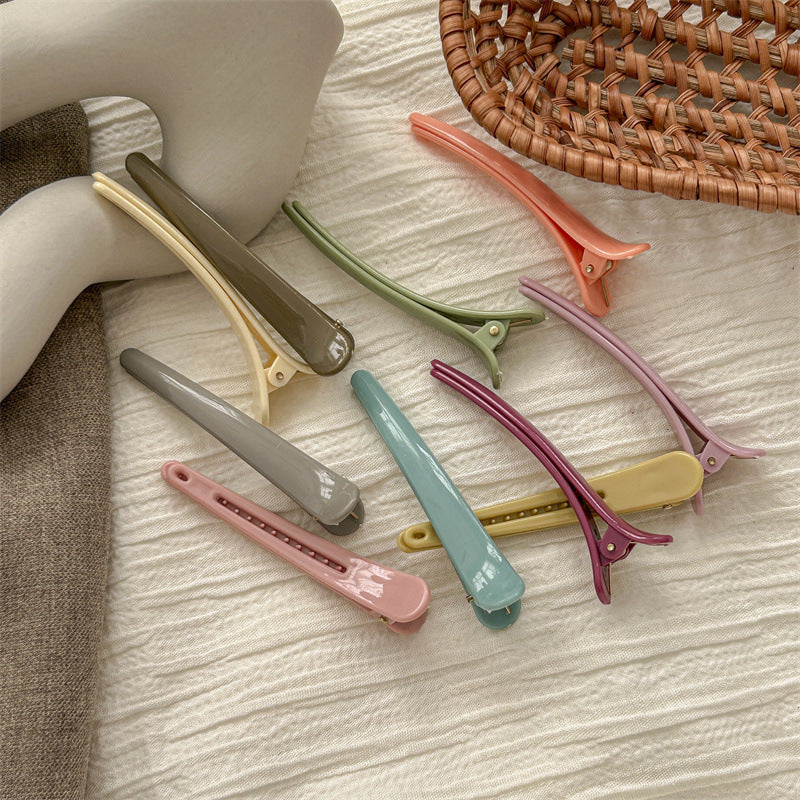 Nahtlose Entenschnabel Clip frauen Make-Up Lokalisierung Clip Seite