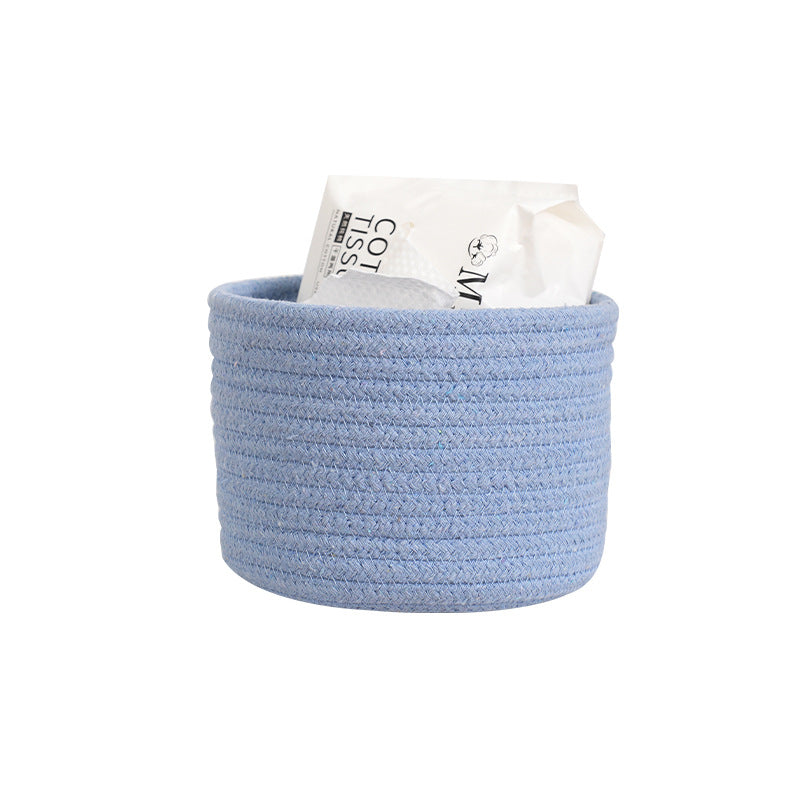 Desktop Storage Basket Hand-woven Without Handle