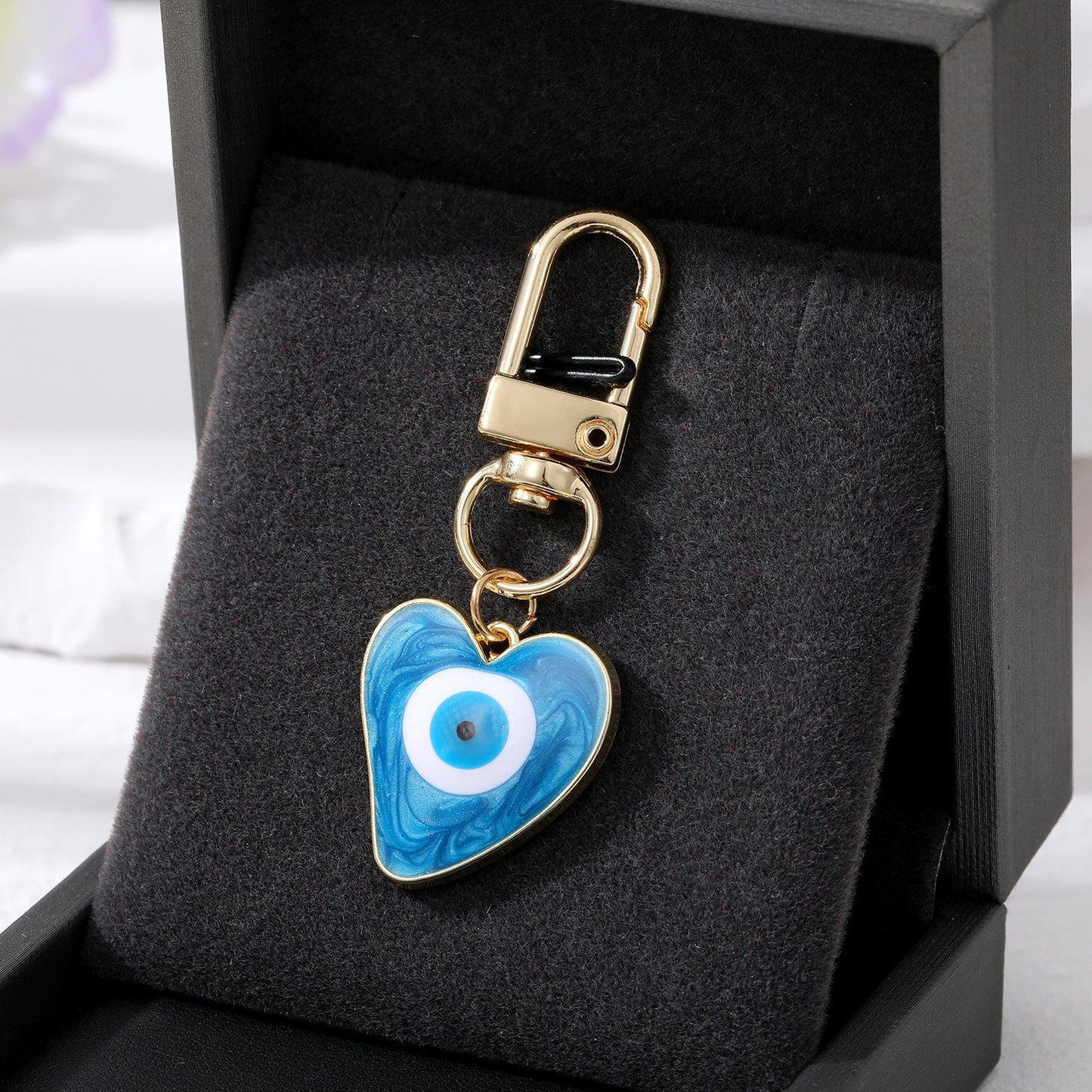 Minimalist Creative Quicksand Devil's Eye Pendant Keychain Pendant