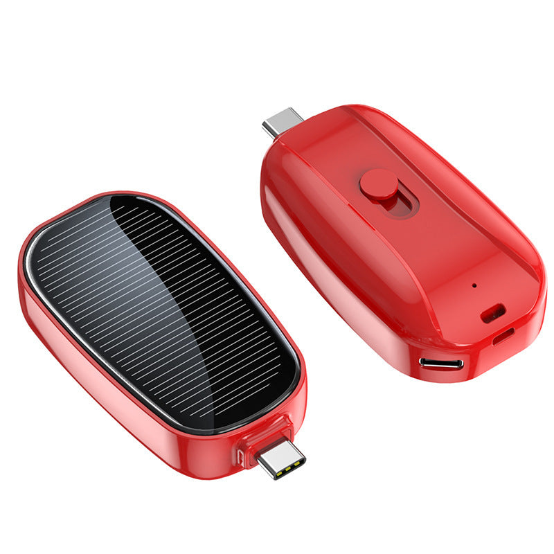Mini-Solar-Notladegerät, tragbares kabelloses Netzteil