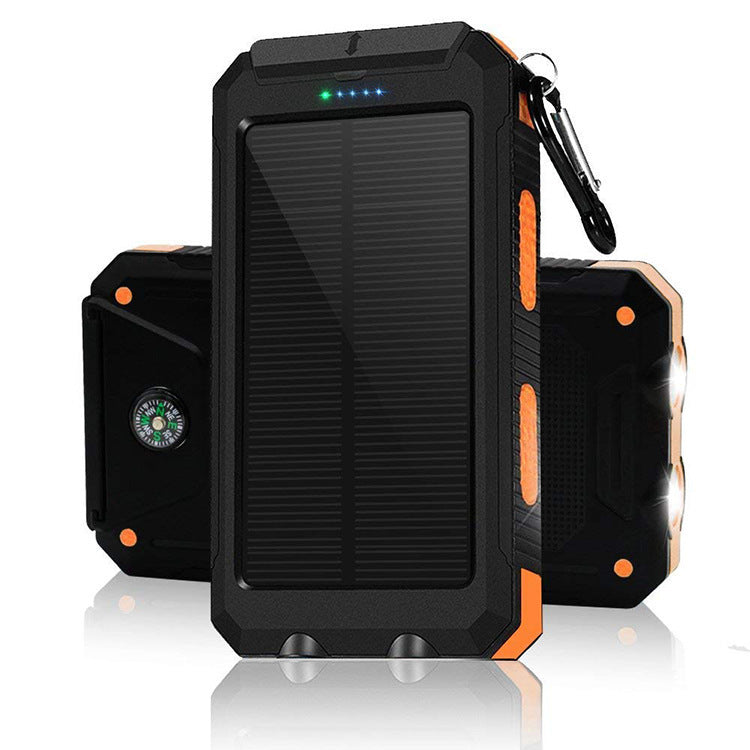 Solar Power Bank Outdoor Tragbarer Kompass Mobile