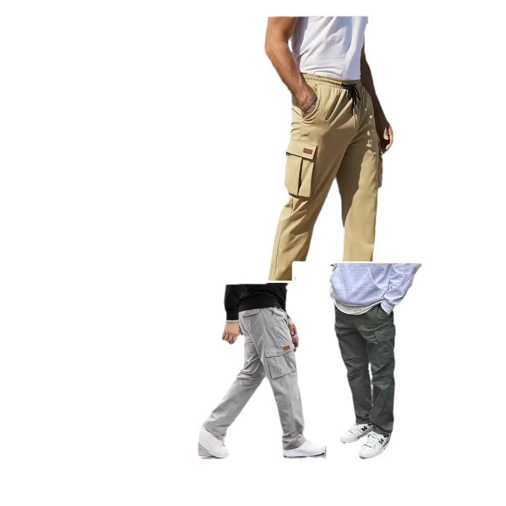Neue Freizeit-Cargohose mit Kordelzug für Herren