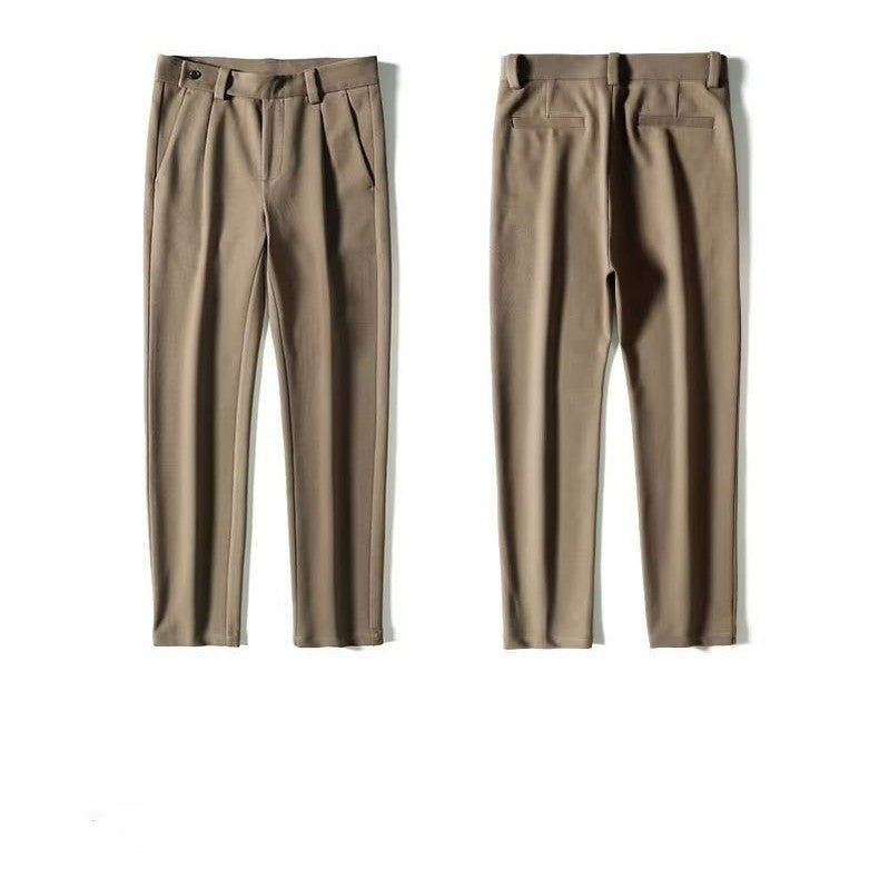 Herrenhose Locker Gerade Wollhose