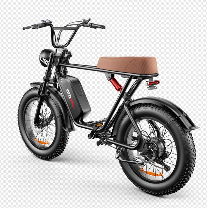 C91 20 Zoll 17,5 A Elektrofahrrad mit braunem Sitz