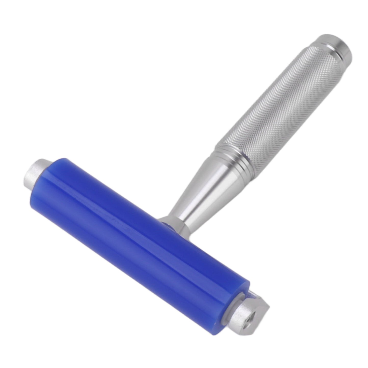 Staubentfernungsrolle, Silikon, weicher Griff aus Aluminiumlegierung, Eisenlager, antistatische Rolle für Film, Staub, Fasern, Pulver, 4 Zoll/10,16 cm