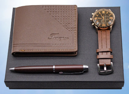 Kreatives Urlaubsgeschenk-Set mit Geldbörse und Stift