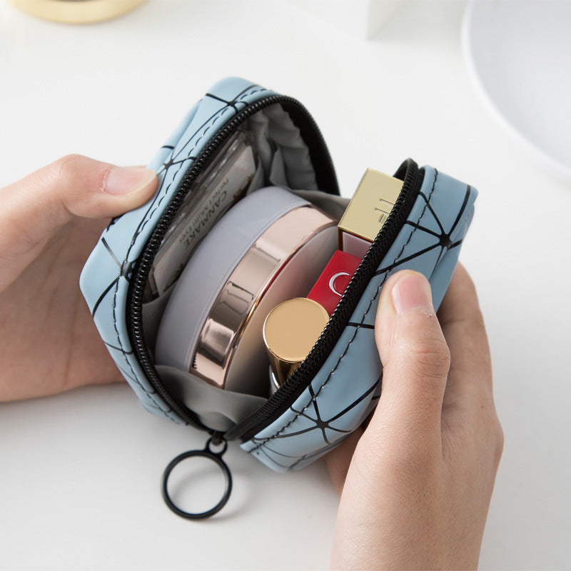 Lippenstift PU Wasserdichte Tragbare Mini Tasche