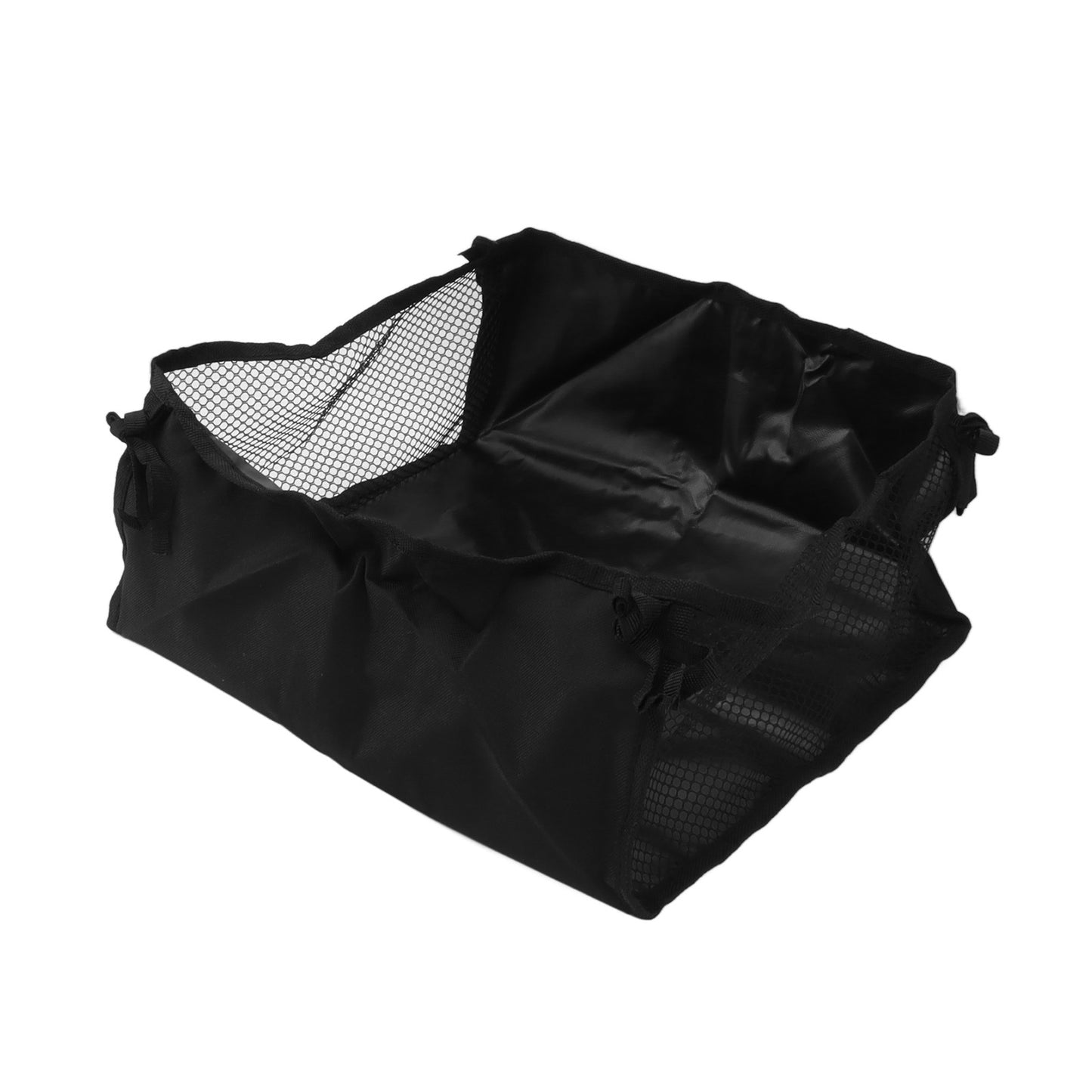 Wheelchair Underneath Bag 600D Oxford Cloth Movable Under Seat Basket for Rollator Walker Black