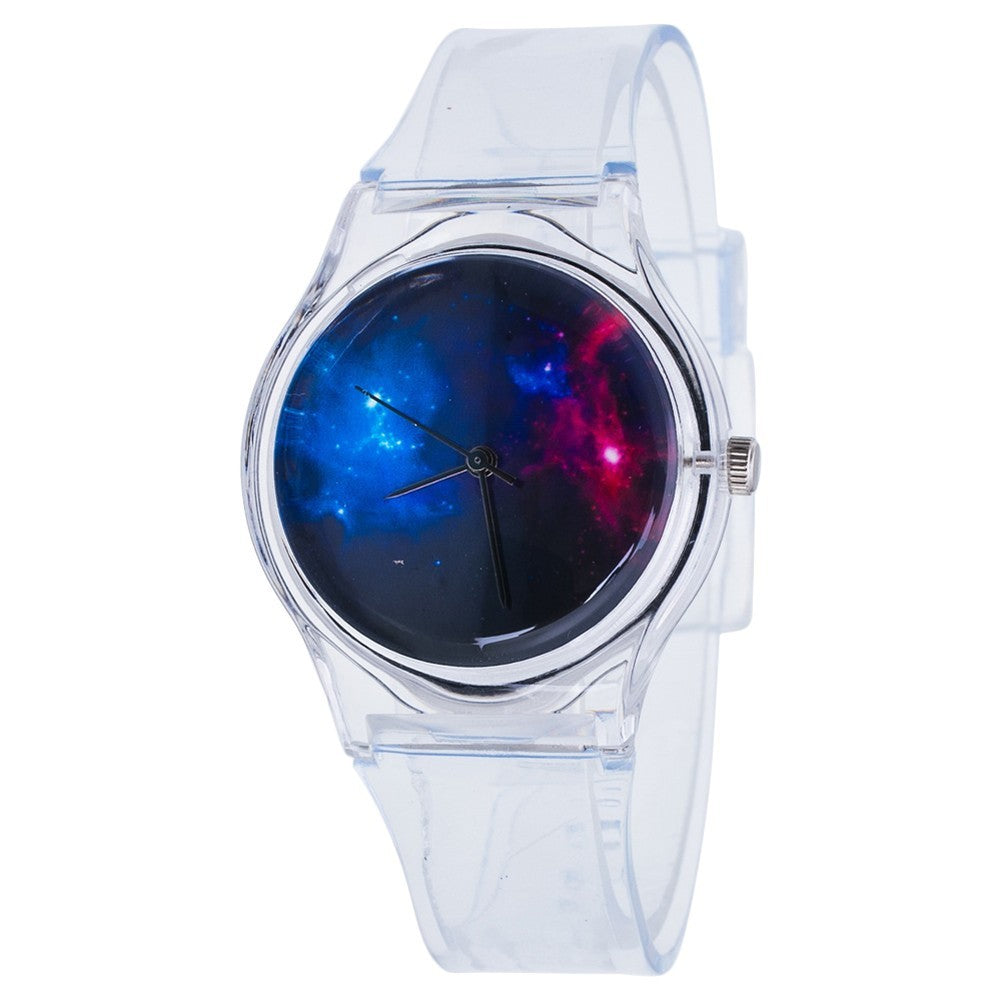 Koreanische Mode und schöne Farbe Jelly Student Casual Watch