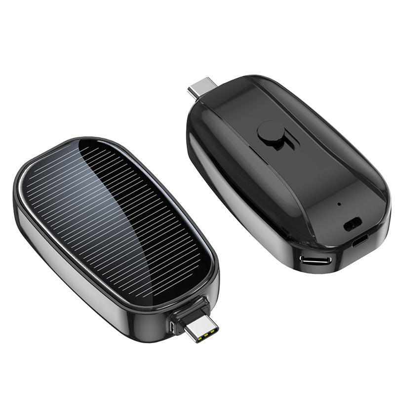 Mini-Solar-Notladegerät, tragbares kabelloses Netzteil