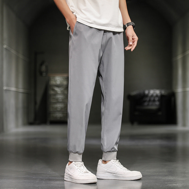 Herren Casual Hosen Trendy Marke Harlan Neun-Punkt-Strahl Hosen