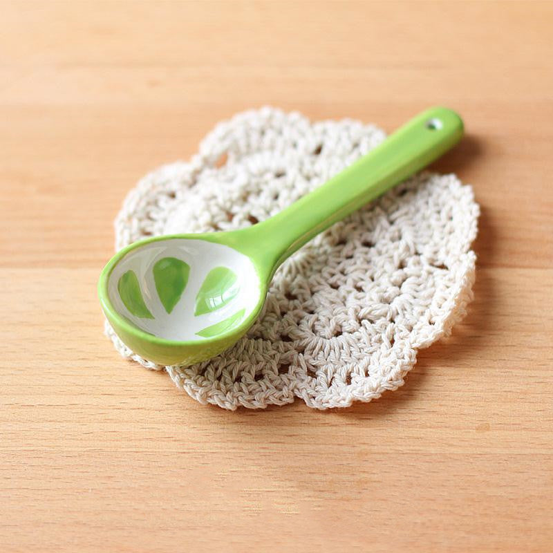 Creative Children's Healthy Underglaze Color Animal Pattern Spoon