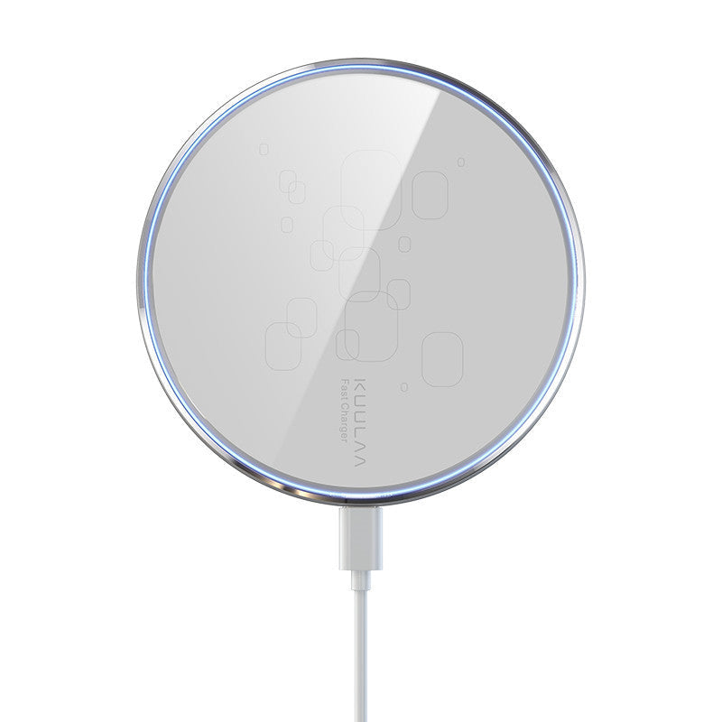 Drahtlose Ladegerät Desktop Disc Ultra-dünne Schnelle Ladung Handy Drahtlose Ladegerät