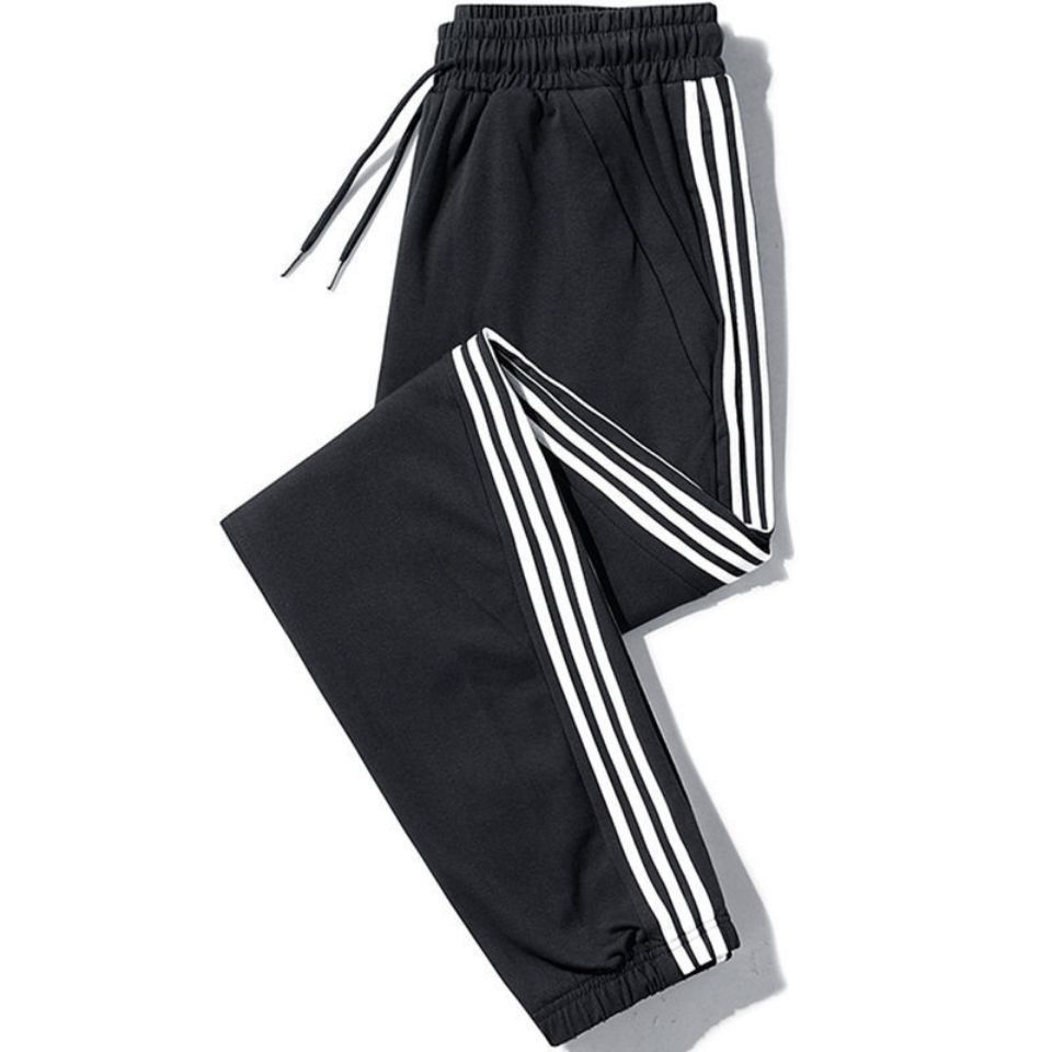 Herrenmodetrends Harlan Drei-Streifen-Hosen Lässige lange Hosen