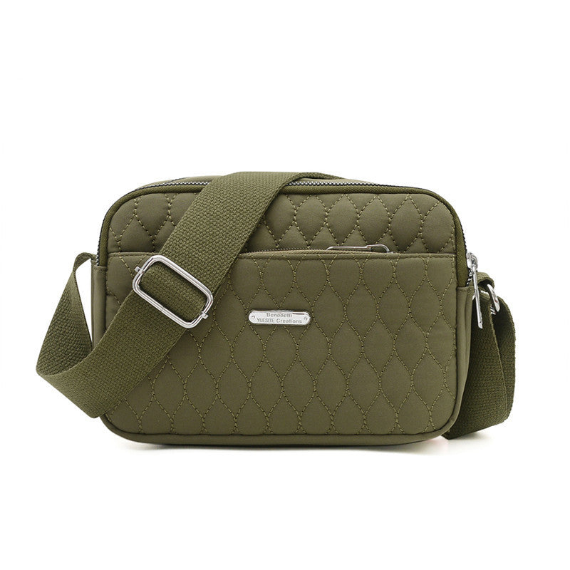 Rhombus Kreative Mode Einfarbig Große Kapazität Schulter Messenger Tasche