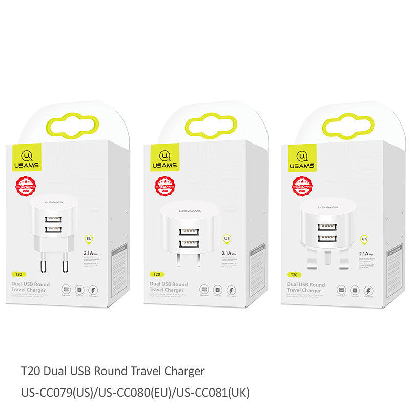 Tragbares universelles Dual-USB-Telefonladegerät