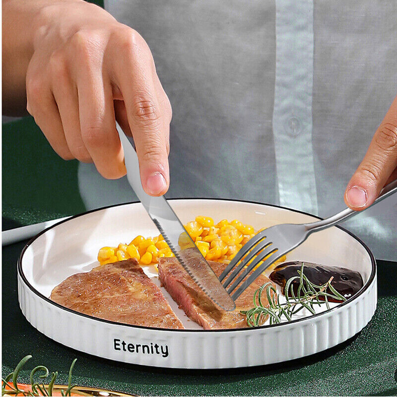 Besteckset 5 Tlg Edelstahl Rostfrei Messer Tisch Essbesteck 1 Personen