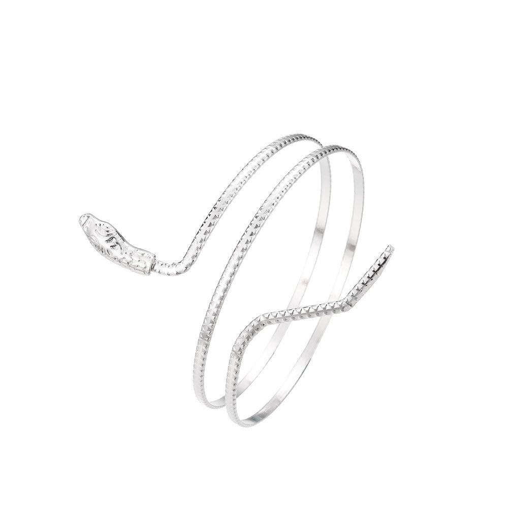 Persönlichkeitstrend Doppellagiges Armband in Schlangenform