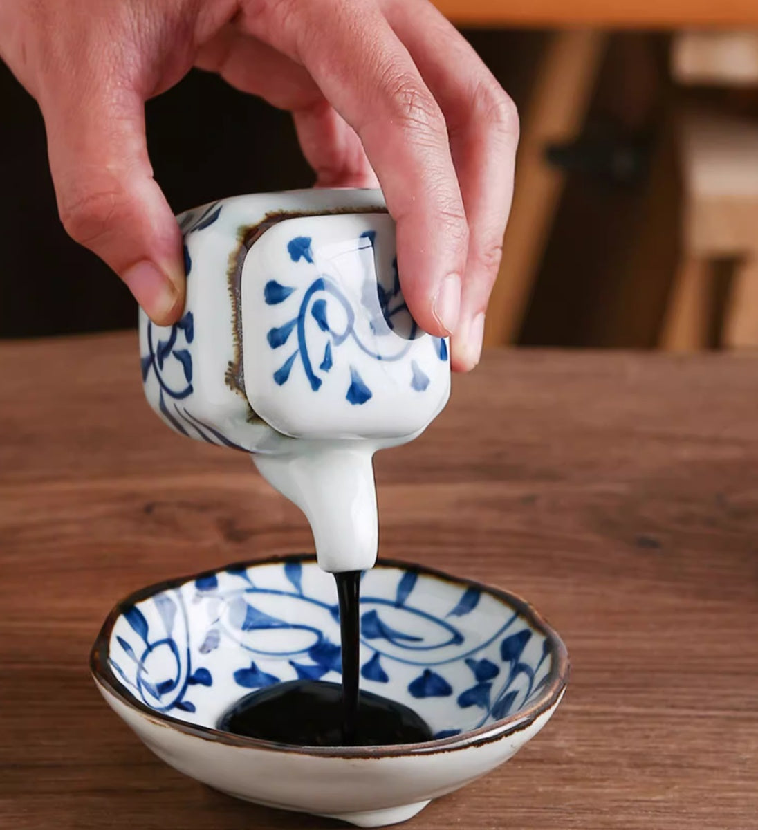 Mini Gewürz Flasche Vier-stück Dose Zahnstocher Halter Sauciere