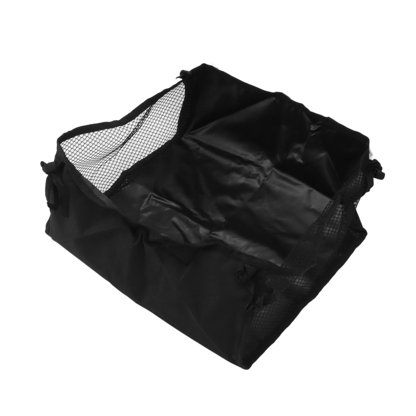 Wheelchair Underneath Bag 600D Oxford Cloth Movable Under Seat Basket for Rollator Walker Black