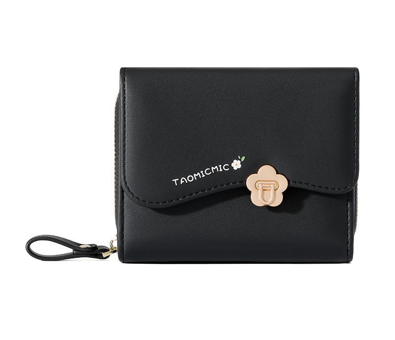 Blume Kurze Europäischen Und Amerikanischen Damen Brieftasche Mode-Design