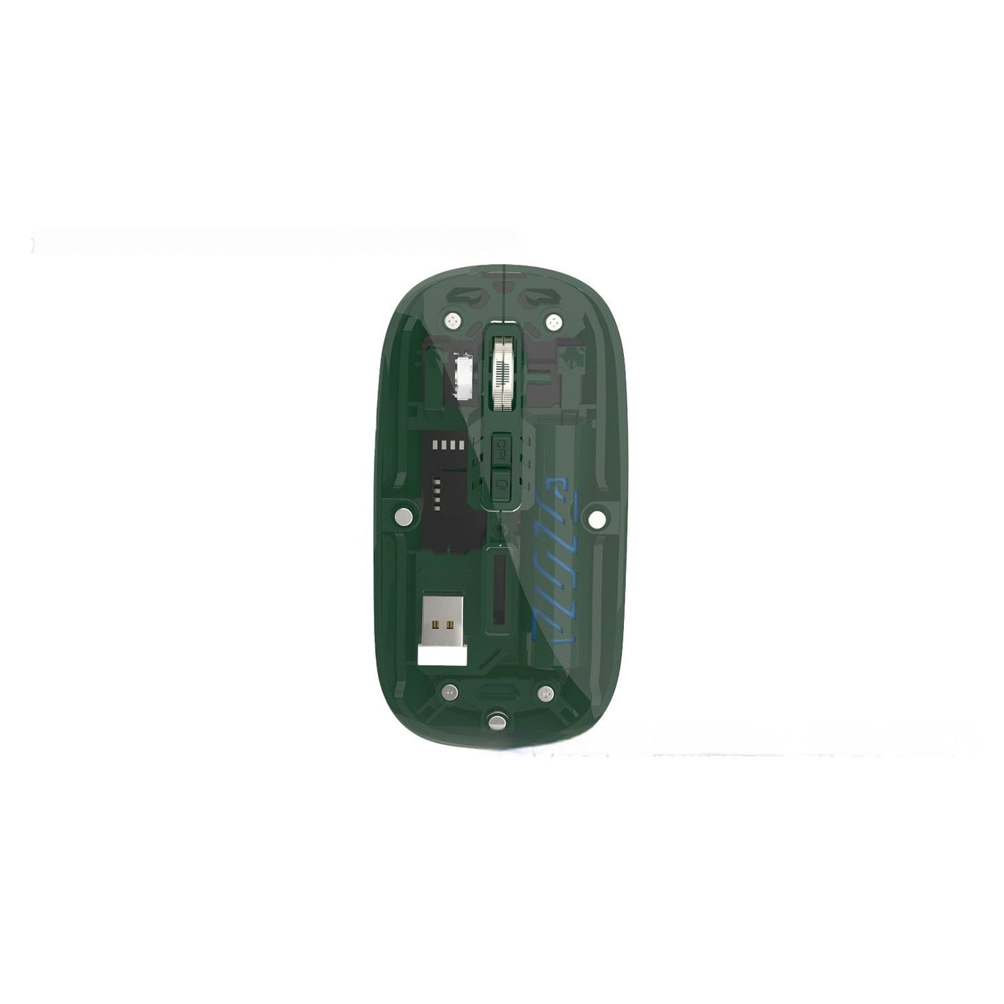 Wireless Transparent Typec Charging Mouse