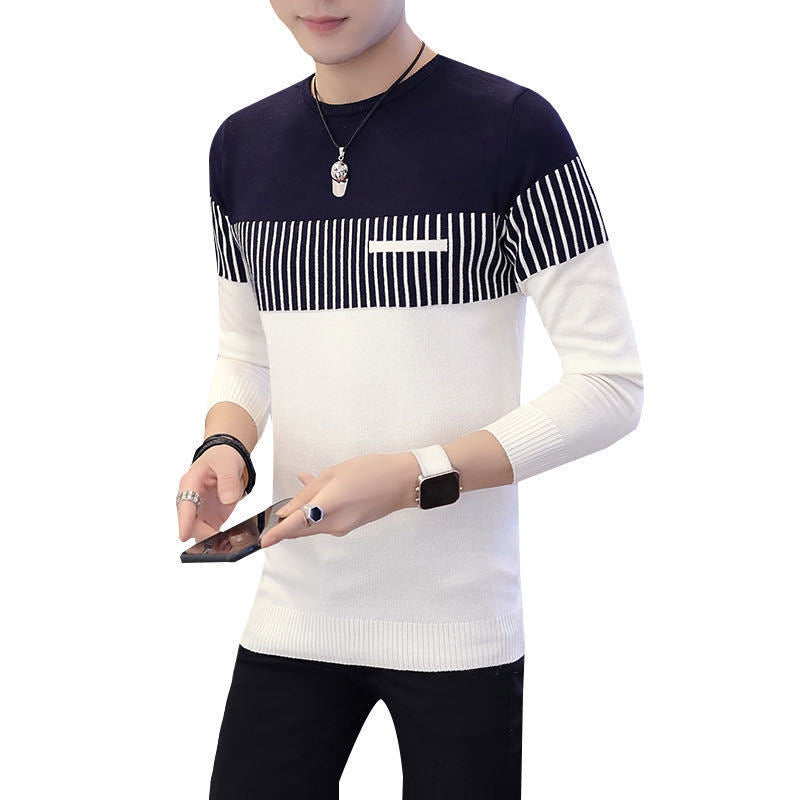 Herren Pullover mit Rundhalsausschnitt