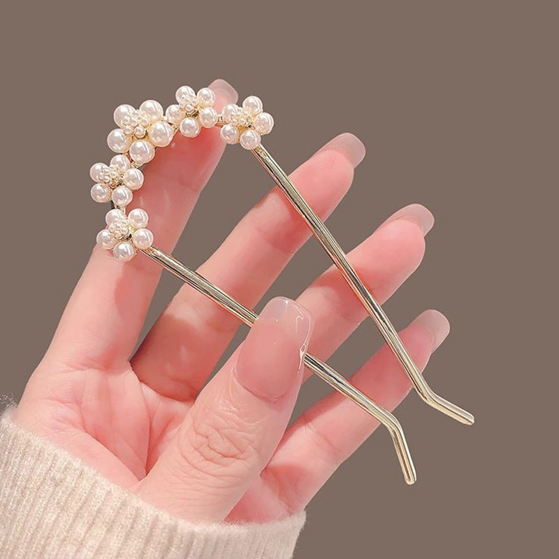Fee Temperament Perle Haarnadel Moderne Minimalistischen Haarnadel Antiken Stil Schlenker Ornament