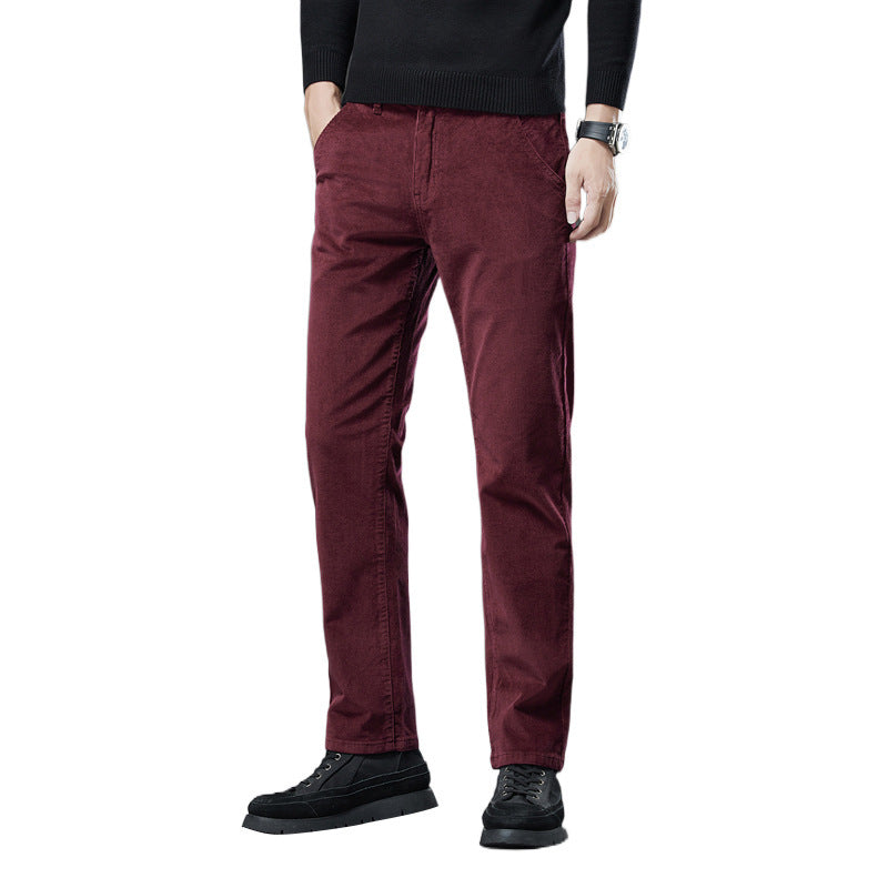 Neue gerade Cordhose mit schmaler Passform, passend zu allen