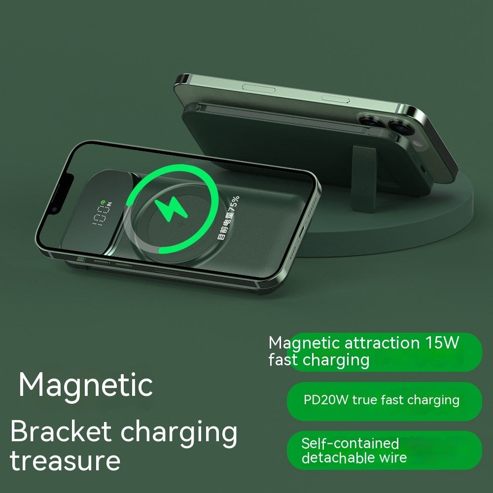 Kabellose Powerbank mit Kabel