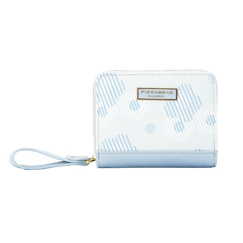 Neu Kreative Hazy Blume frauen Brieftasche Zipper
