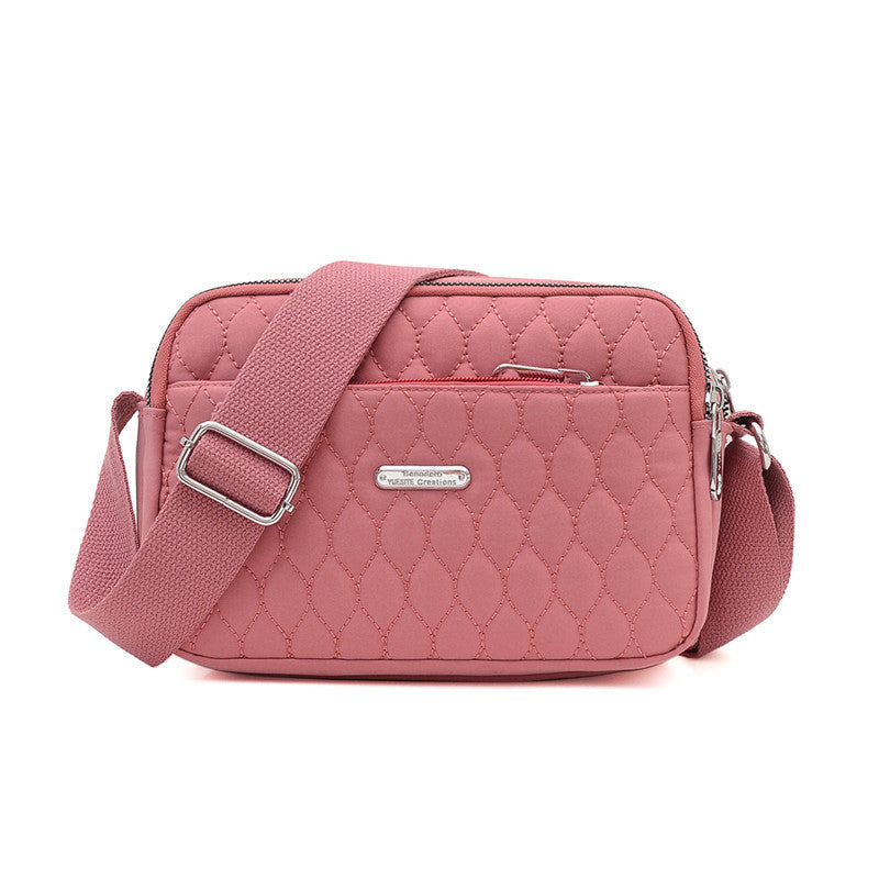 Rhombus Kreative Mode Einfarbig Große Kapazität Schulter Messenger Tasche