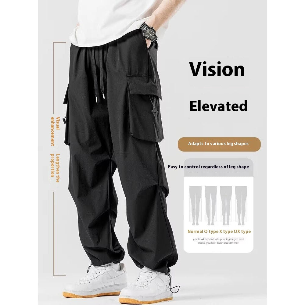 Lockere gerade Cargohose Weite Hose Herren