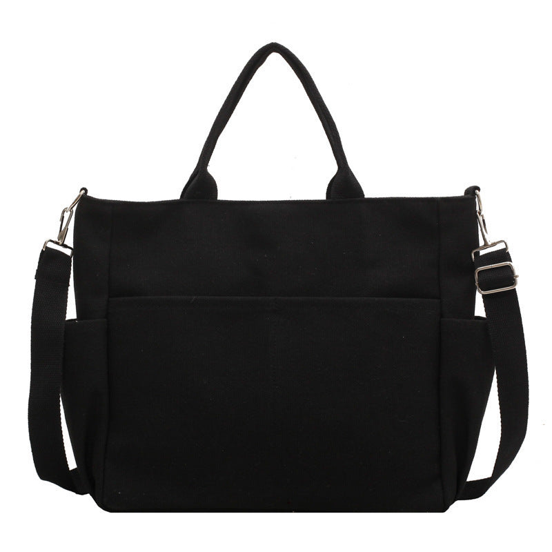 Damen Herbst Kapazität Retro Einfache Canvas Tasche